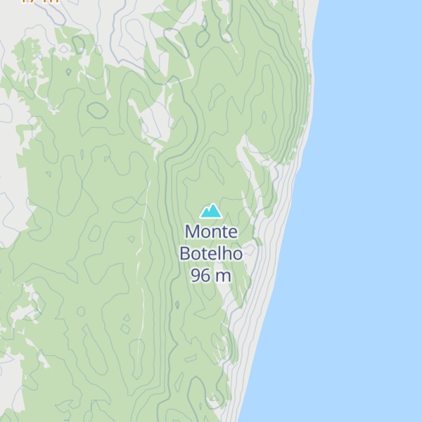 Map of Monte Botelho
