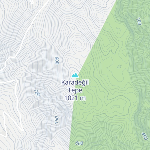 Map of Karadeğil Tepe