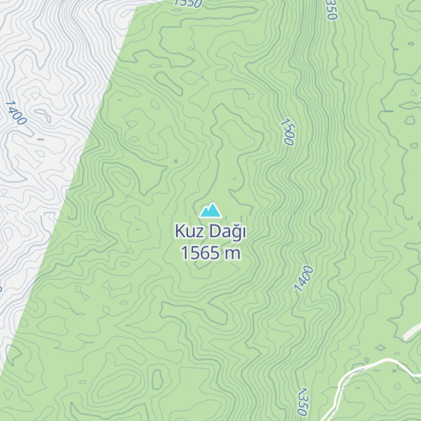 Map of Kuz Dağı