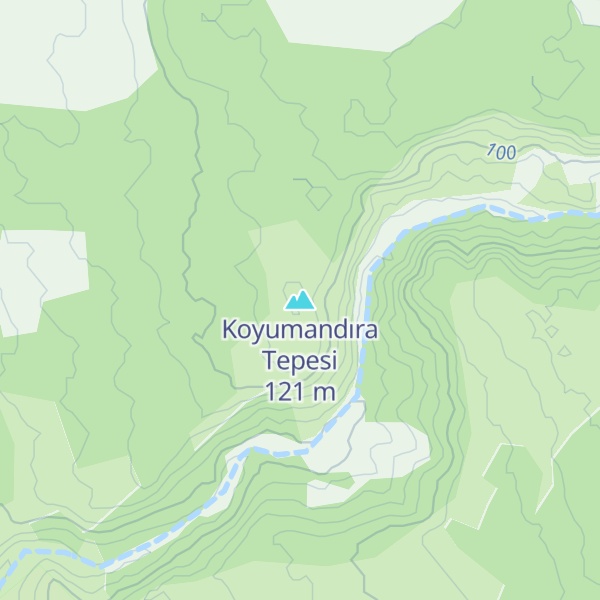 Map of Koyumandıra Tepesi
