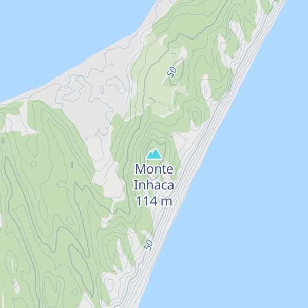 Map of Monte Inhaca