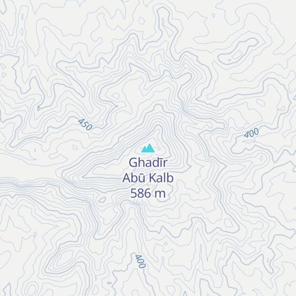 Map of Ghadīr Abū Kalb