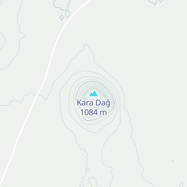 Map of Kara Dağ