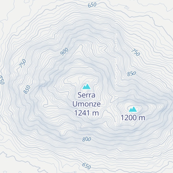 Map of Serra Umonze