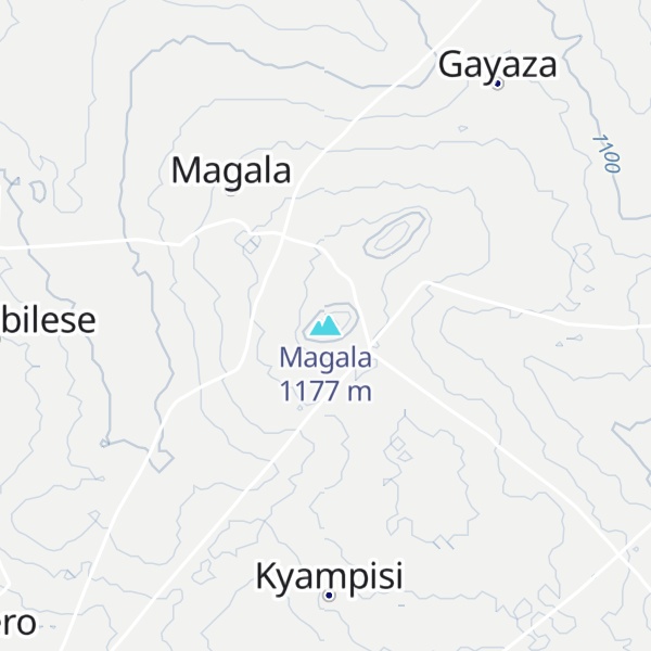 Map of Magala