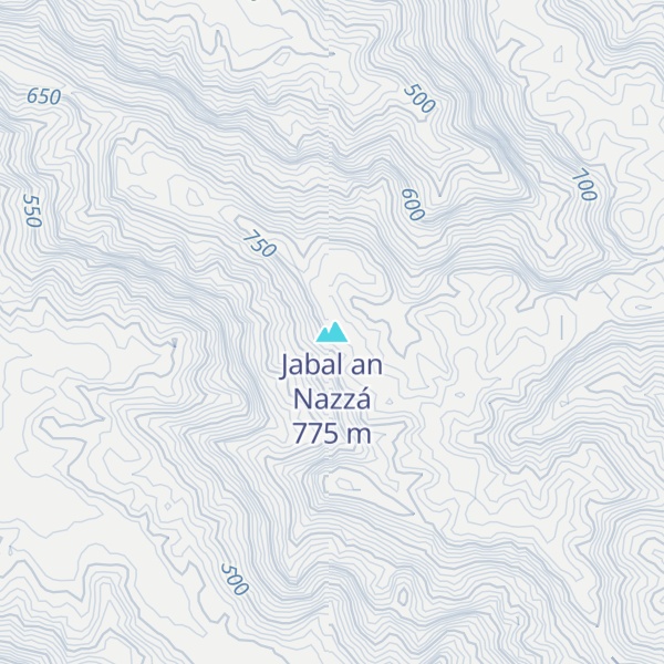 Map of Jabal an Nazzá