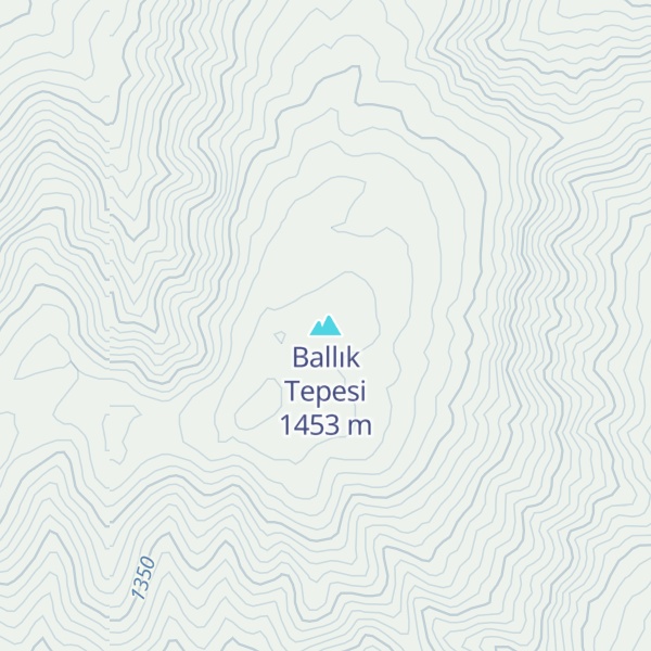 Map of Ballık Tepesi