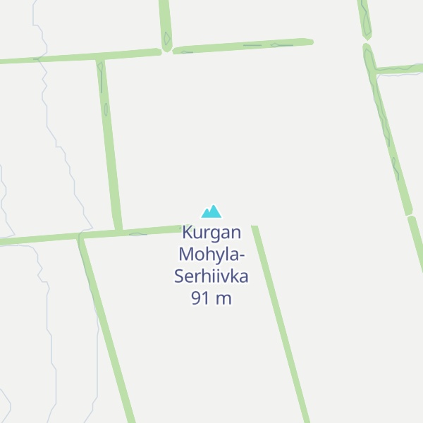 Map of Kurgan Mohyla-Serhiivka