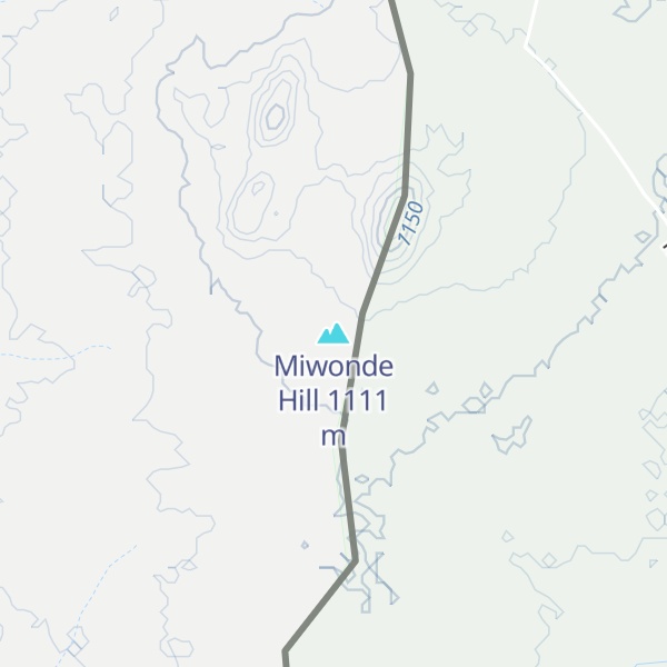 Map of Miwonde Hill