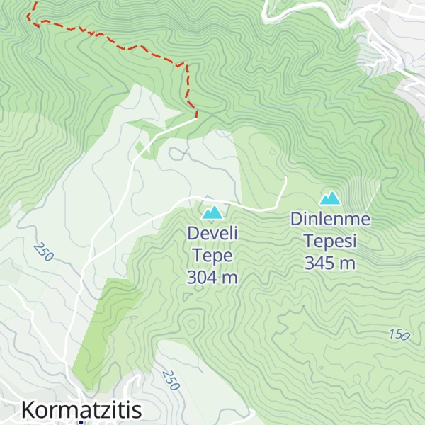 Map of Develi Tepe