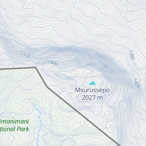 Map of Monte Messurussero