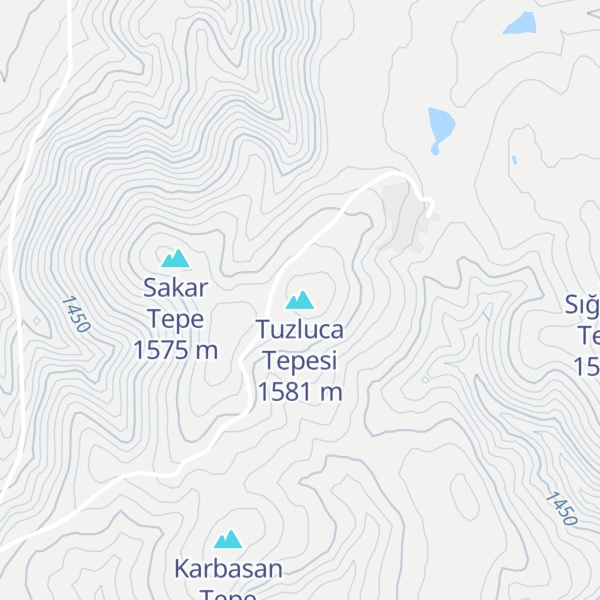 Map of Tuzluca Tepesi