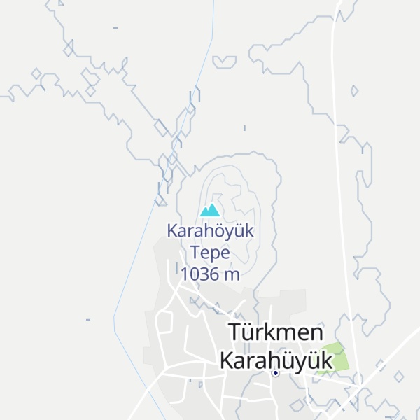 Map of Karahöyük Tepe