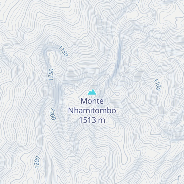 Map of Monte Nhamitombo