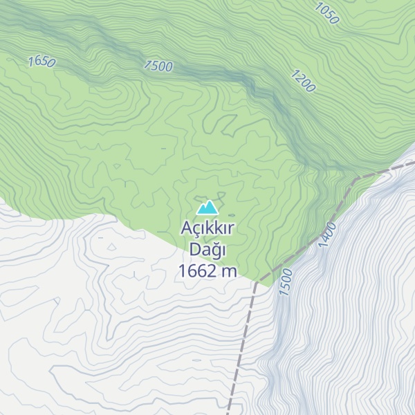 Map of Açıkkır Dağı