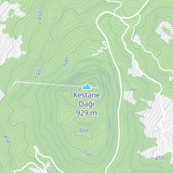 Map of Kestane Dağı