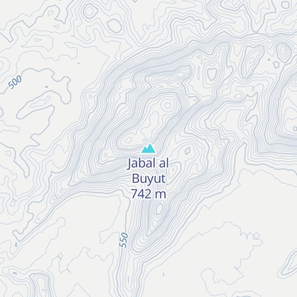 Map of Jabal al Buyut