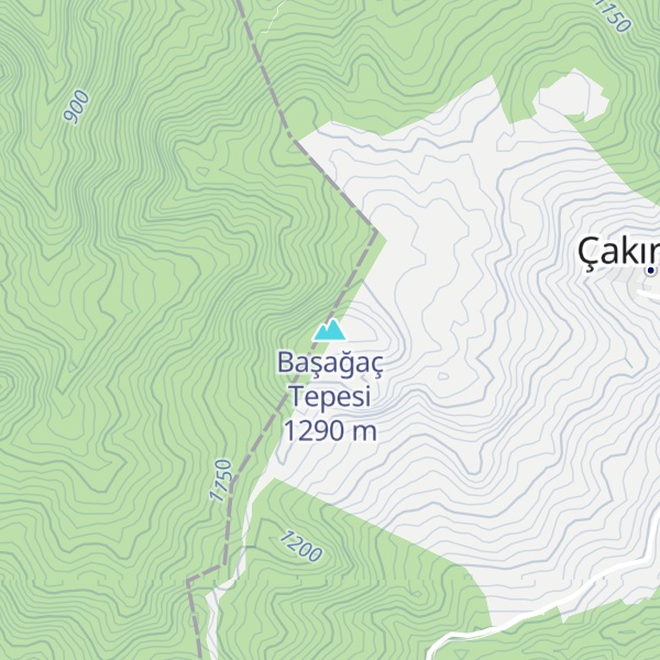 Map of Başağaç Tepesi