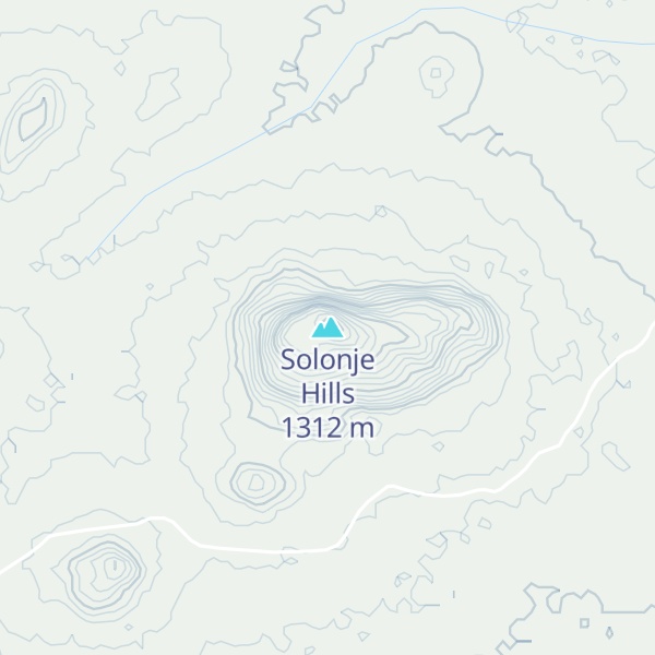Map of Solonje Hills