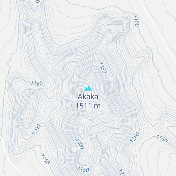 Map of Akaka