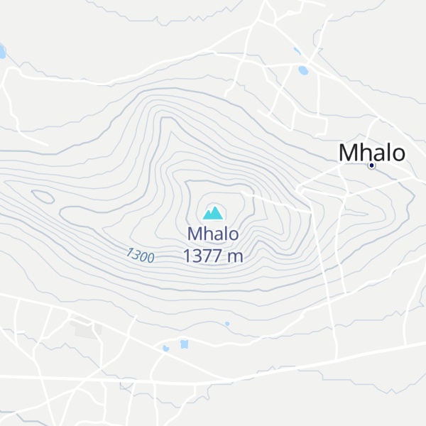 Map of Mhalo