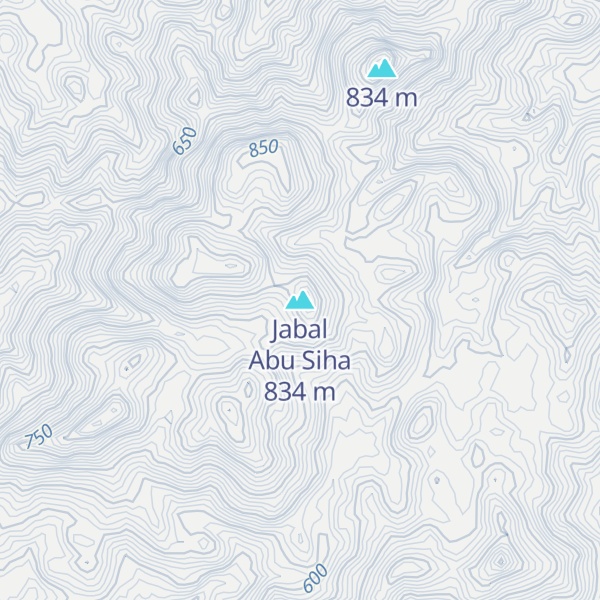 Map of Jabal Abu Siha
