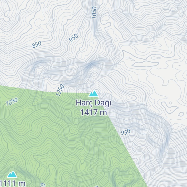 Map of Harç Dağı