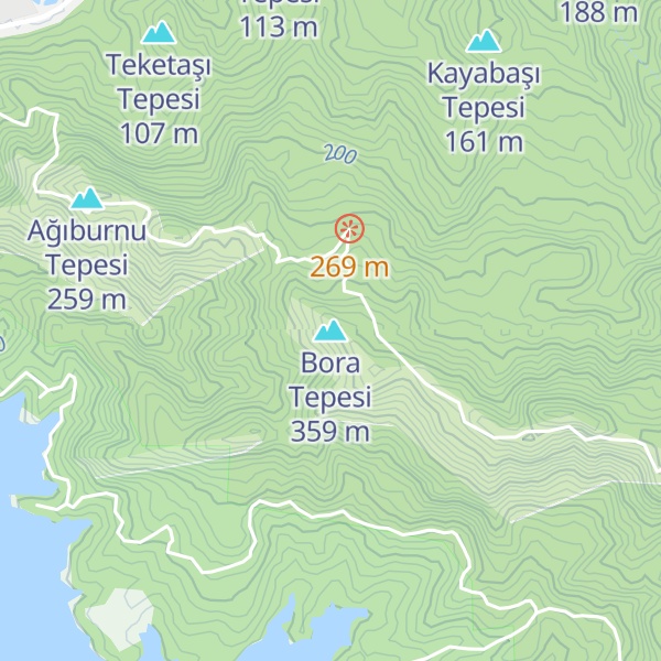 Map of Bora Tepesi