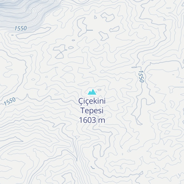 Map of Çiçekini Tepesi
