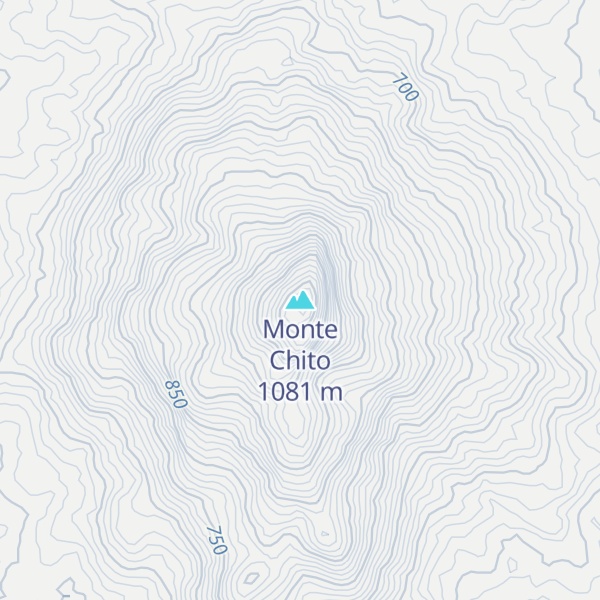 Map of Monte Chito