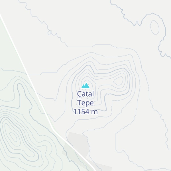 Map of Çatal Tepe
