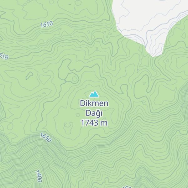 Map of Dikmen Dağı