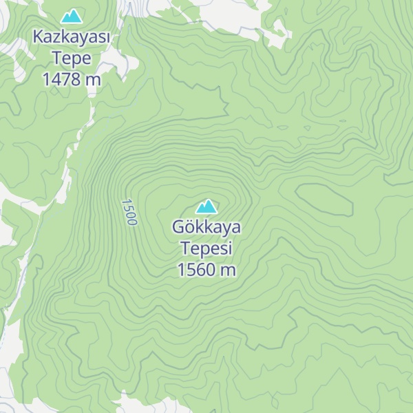 Map of Gökkaya Tepesi