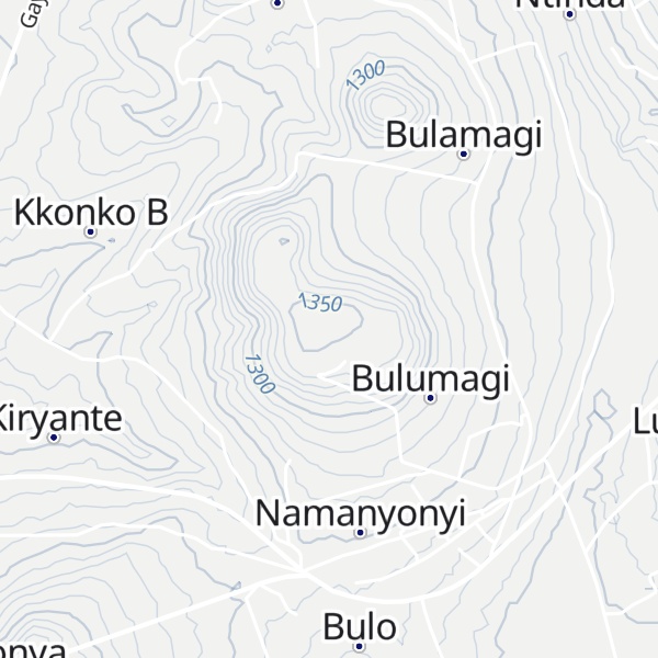 Map of Namanyoni