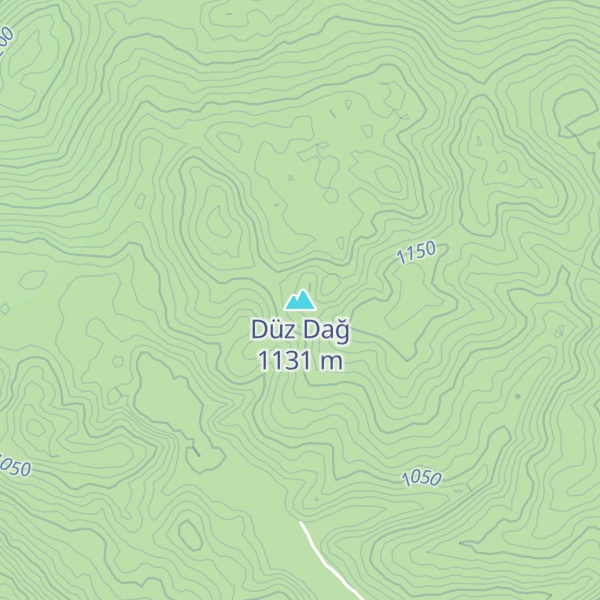 Map of Düz Dağ