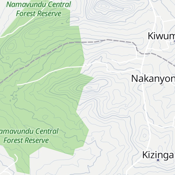 Map of Nakanyonyi