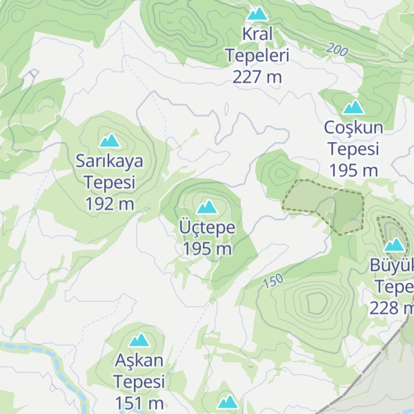 Map of Üçtepe