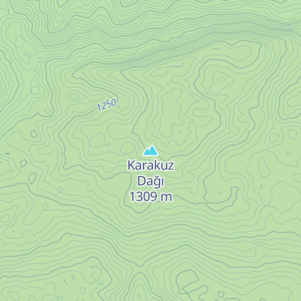Map of Karakuz Dağı