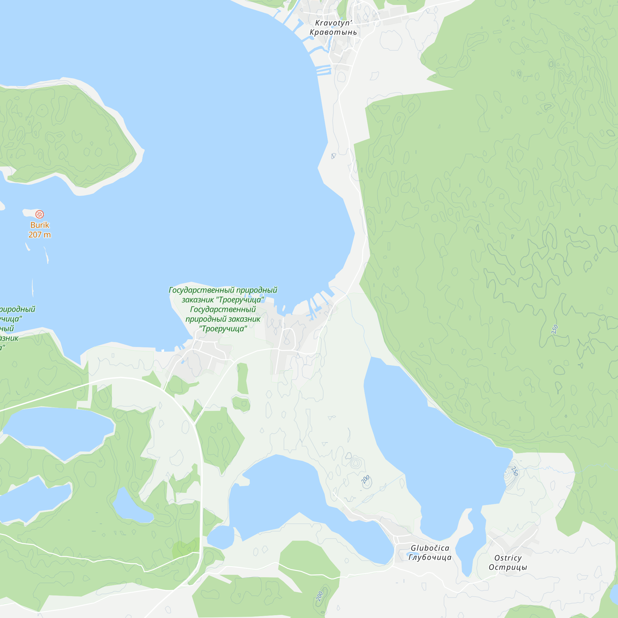 Izba Ribaka map