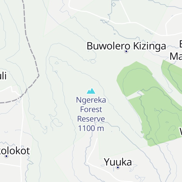 Map of Ngereka Forest Reserve