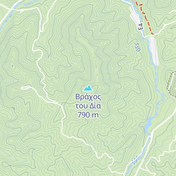 Map of Βράχος του Δία