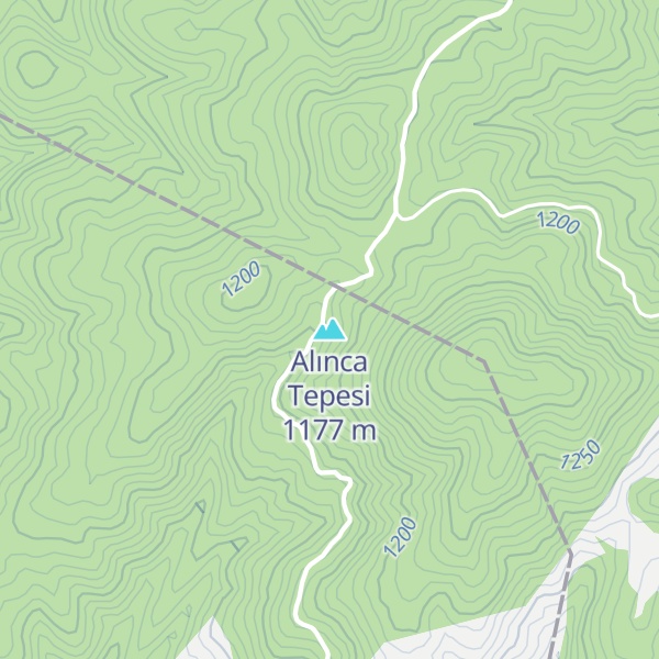 Map of Alınca Tepesi