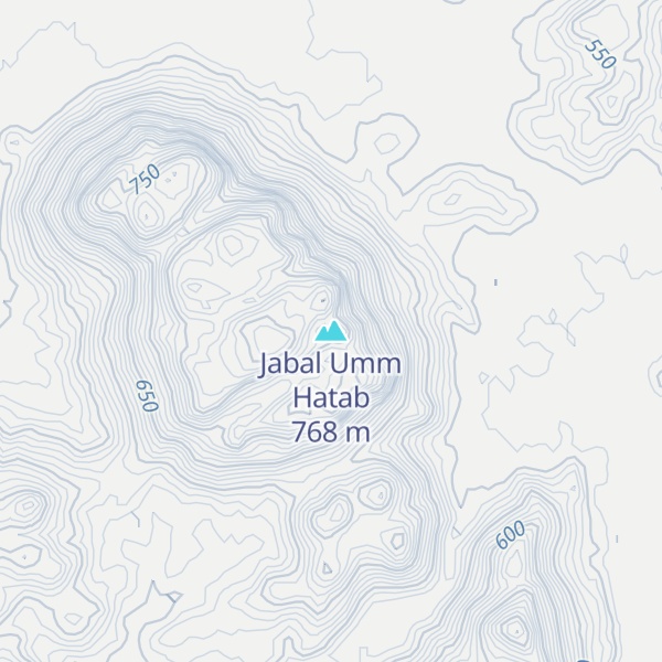Map of Jabal Umm Hatab