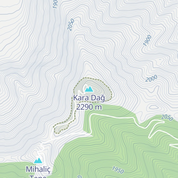 Map of Kara Dağ