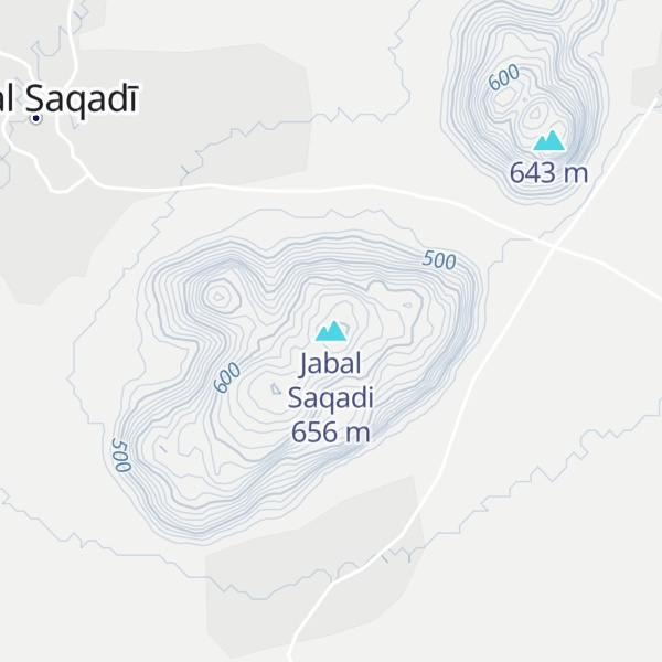 Map of Jabal Saqadi