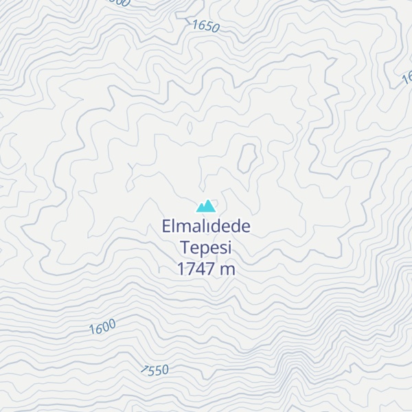 Map of Elmalıdede Tepesi