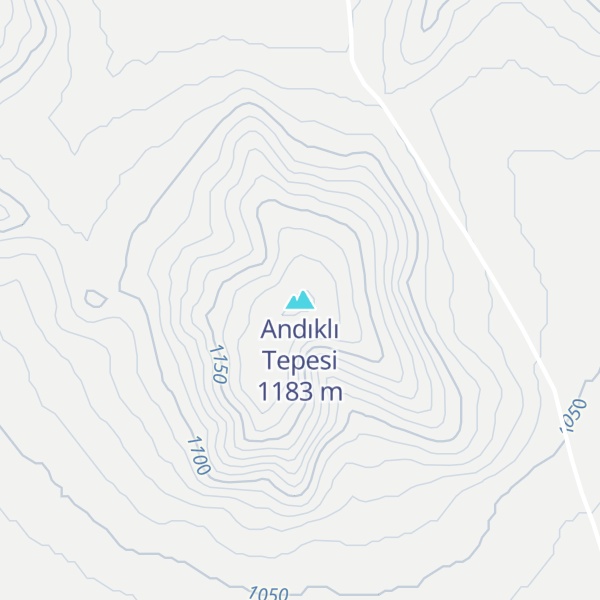 Map of Andıklı Tepesi