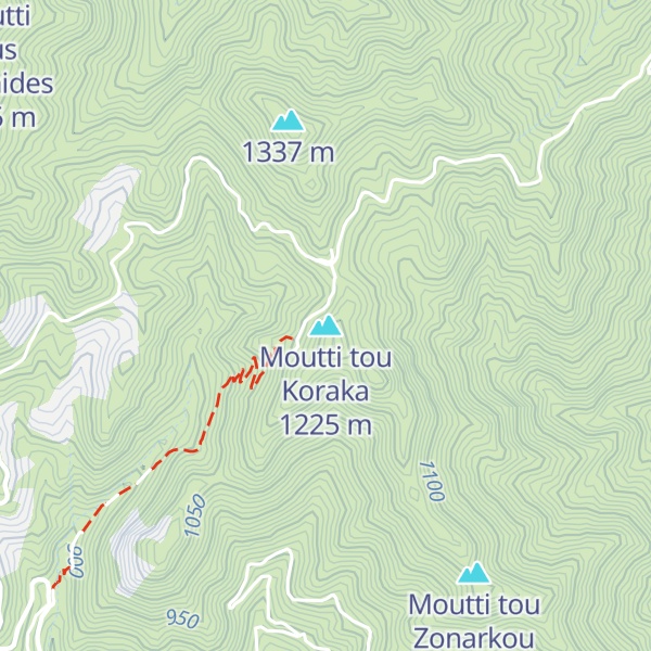 Map of Moutti tou Koraka