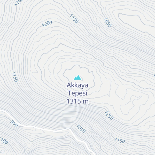 Map of Akkaya Tepesi