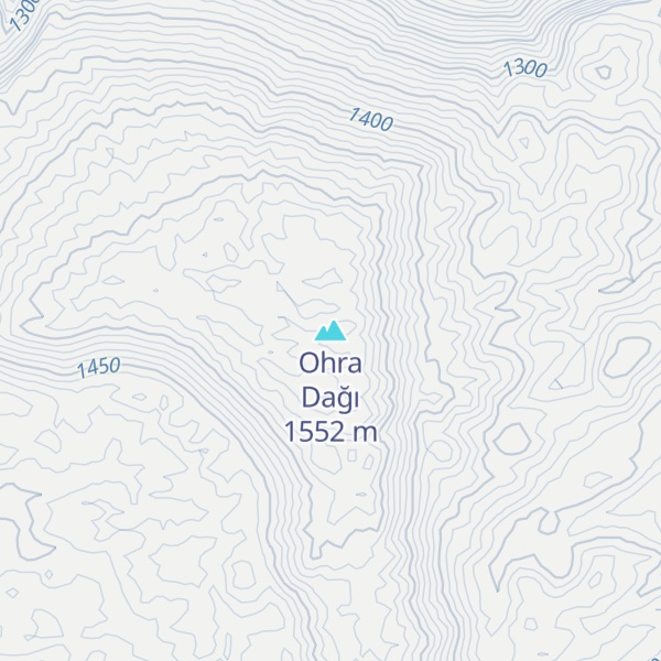Map of Ohra Dağı